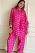 Pink Bandhni Fusion Set